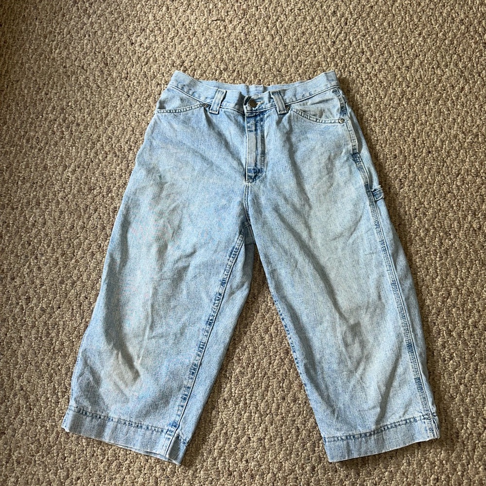 Lee Light Blue Capri Jeans